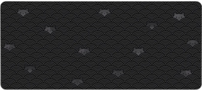Keyosk Black Cat Mousepad