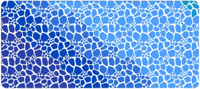 Keyosk Ocean Mosaic Mousepad