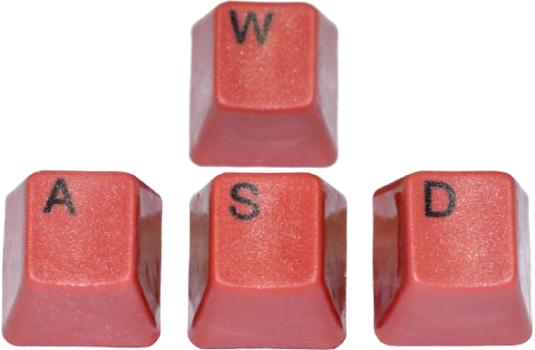 Keyosk Scarlet WASD Key Caps